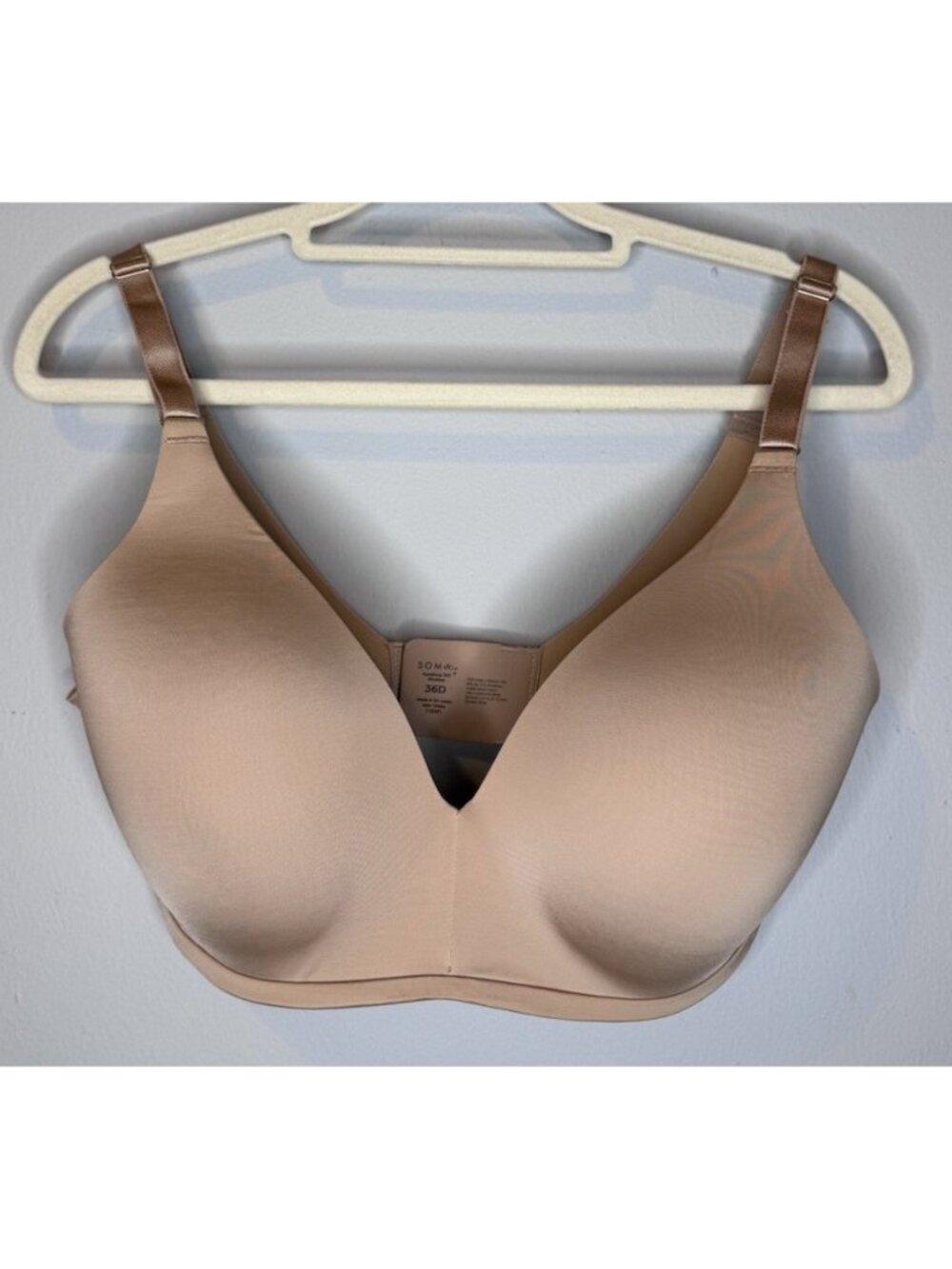 Soma 36D Bra Vanishing 360 Wireless 112201 Beige